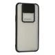 Samsung Galaxy J7 Kılıf Palm Buzlu Kamera Sürgülü Silikon - Siyah