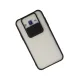Samsung Galaxy J7 Kılıf Palm Buzlu Kamera Sürgülü Silikon - Siyah