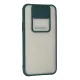 Samsung Galaxy J7 Kılıf Palm Buzlu Kamera Sürgülü Silikon - Yeşil