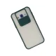 Samsung Galaxy J7 Kılıf Palm Buzlu Kamera Sürgülü Silikon - Yeşil