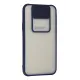 Samsung Galaxy J7 Kılıf Palm Buzlu Kamera Sürgülü Silikon - Lacivert