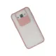 Samsung Galaxy J7 Kılıf Palm Buzlu Kamera Sürgülü Silikon - Pembe