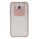 Samsung Galaxy J7 Kılıf Palm Buzlu Kamera Sürgülü Silikon - Pembe