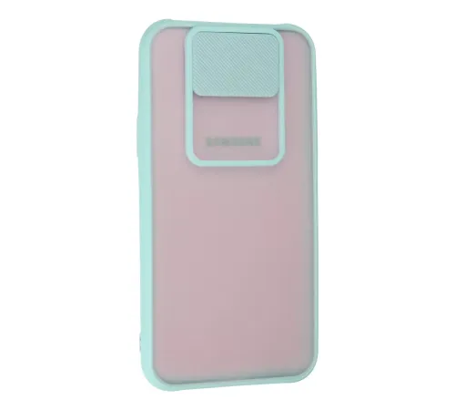 Samsung Galaxy J7 Kılıf Palm Buzlu Kamera Sürgülü Silikon - Turkuaz