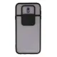 Samsung Galaxy J7 Pro / J730 Kılıf Palm Buzlu Kamera Sürgülü Silikon - Siyah