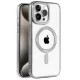 Apple iPhone 15 Pro Kılıf Kronos Magsafe Kapak - Titanyum Gri