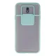 Samsung Galaxy J7 Pro / J730 Kılıf Palm Buzlu Kamera Sürgülü Silikon - Turkuaz