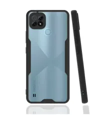 Realme C21 Kılıf Platin Silikon - Siyah