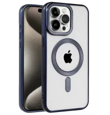 Apple iPhone 15 Pro Max Kılıf Kronos Magsafe Kapak - Lacivert