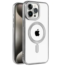 Apple iPhone 15 Pro Max Kılıf Kronos Magsafe Kapak - Titanyum Gri