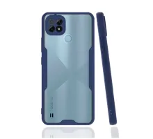 Realme C21 Kılıf Platin Silikon - Lacivert
