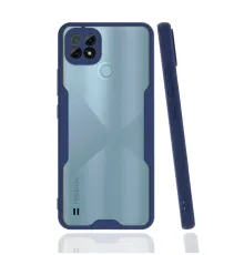 Realme C21 Kılıf Platin Silikon - Lacivert