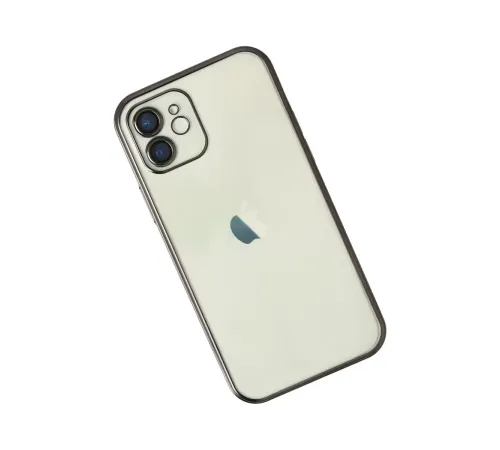 Apple iPhone 11 Kılıf Lensli Silikon - Siyah