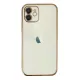 Apple iPhone 11 Kılıf Lensli Silikon - Gold