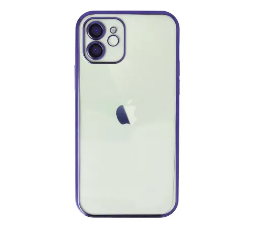 Apple iPhone 11 Kılıf Lensli Silikon - Mor