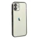 Apple iPhone 12 Kılıf Lensli Silikon - Siyah