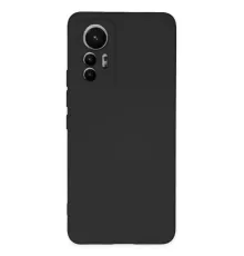 Xiaomi Mi 12 Lite Kılıf Nano içi Kadife Silikon - Siyah