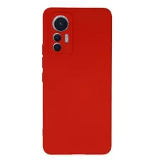 Xiaomi Mi 12 Lite Kılıf Nano içi Kadife Silikon - Kırmızı