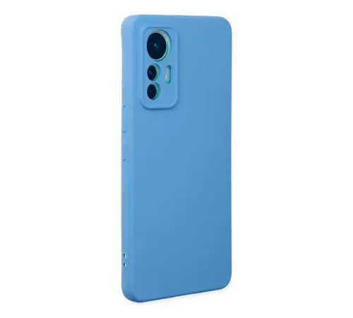 Xiaomi Mi 12 Lite Kılıf Nano içi Kadife Silikon - Mavi