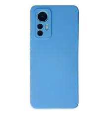 Xiaomi Mi 12 Lite Kılıf Nano içi Kadife Silikon - Mavi