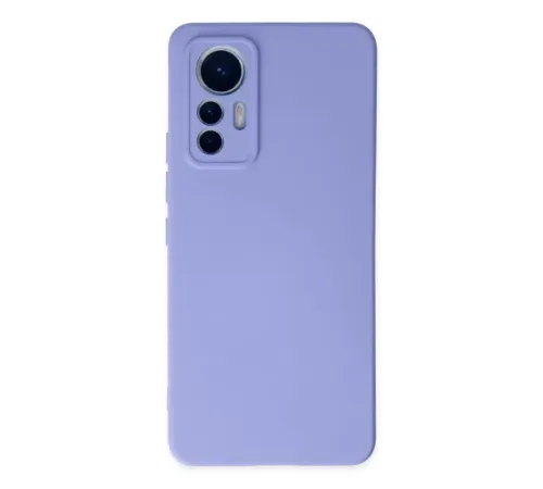 Xiaomi Mi 12 Lite Kılıf Nano içi Kadife Silikon - Lila