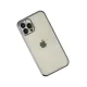 Apple iPhone 12 Pro Kılıf Lensli Silikon - Lacivert
