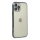 Apple iPhone 12 Pro Kılıf Lensli Silikon - Lacivert