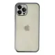 Apple iPhone 12 Pro Kılıf Lensli Silikon - Lacivert