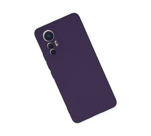 Xiaomi Mi 12 Lite Kılıf Nano içi Kadife Silikon - Mor