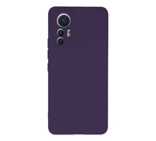 Xiaomi Mi 12 Lite Kılıf Nano içi Kadife Silikon - Mor