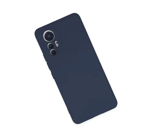 Xiaomi Mi 12 Lite Kılıf Nano içi Kadife Silikon - Lacivert