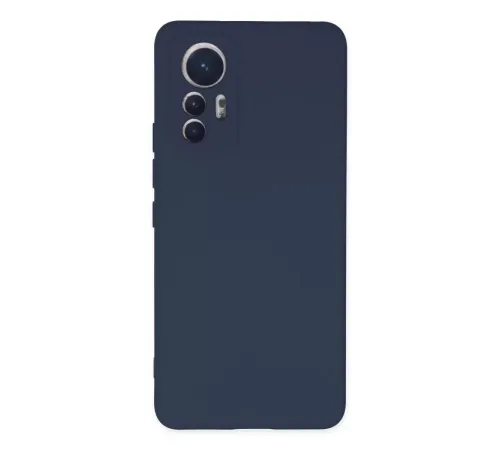 Xiaomi Mi 12 Lite Kılıf Nano içi Kadife Silikon - Lacivert