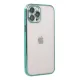 Apple iPhone 12 Pro Kılıf Lensli Silikon - Yeşil
