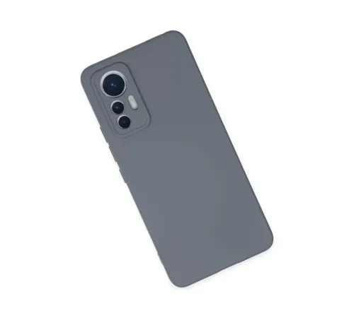 Xiaomi Mi 12 Lite Kılıf Nano içi Kadife Silikon - Gri
