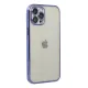 Apple iPhone 12 Pro Kılıf Lensli Silikon - Mor