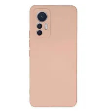 Xiaomi Mi 12 Lite Kılıf Nano içi Kadife Silikon - Pudra