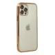 Apple iPhone 12 Pro Max Kılıf Lensli Silikon - Gold