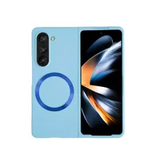 Samsung Galaxy Z Fold 5 Kılıf Mata Fold Kapak - Sierra Blue