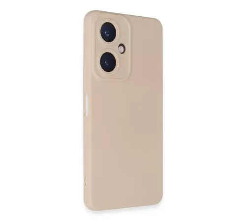 Vivo Y27 Kılıf Nano içi Kadife Silikon - Pudra