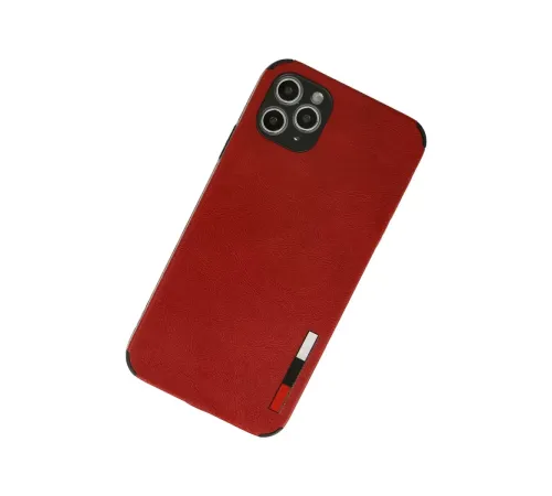 Apple iPhone 11 Pro Kılıf Loop Deri Silikon - Kırmızı