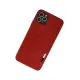 Apple iPhone 11 Pro Kılıf Loop Deri Silikon - Kırmızı