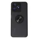 Realme C53 Kılıf Montreal Yüzüklü Silikon Kapak - Siyah