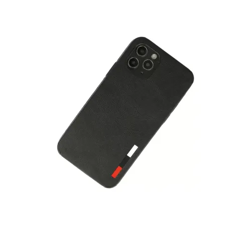 Apple iPhone 11 Pro Max Kılıf Loop Deri Silikon - Siyah