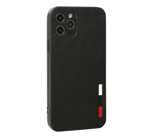 Apple iPhone 11 Pro Max Kılıf Loop Deri Silikon - Siyah
