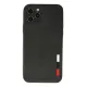 Apple iPhone 11 Pro Max Kılıf Loop Deri Silikon - Siyah