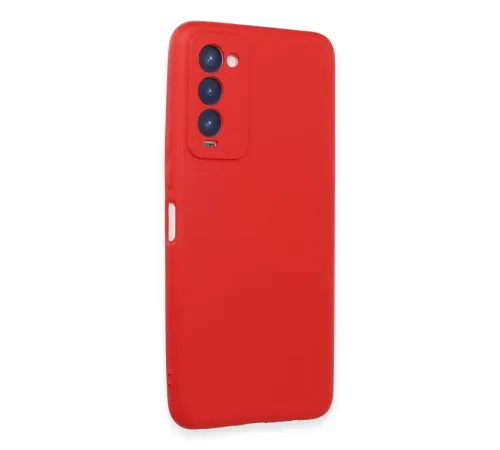 Tecno Camon 18 Kılıf First Silikon - Kırmızı