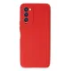 Tecno Camon 18 Kılıf First Silikon - Kırmızı