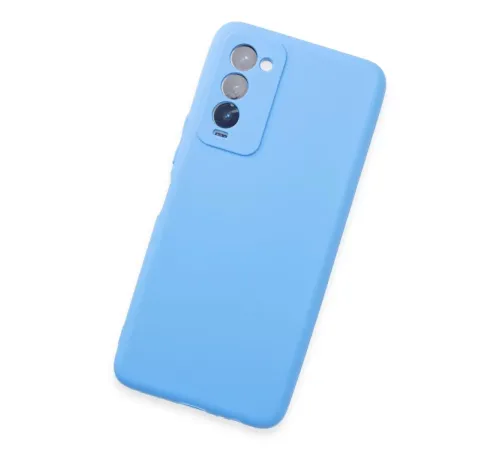 Tecno Camon 18 Kılıf First Silikon - Mavi