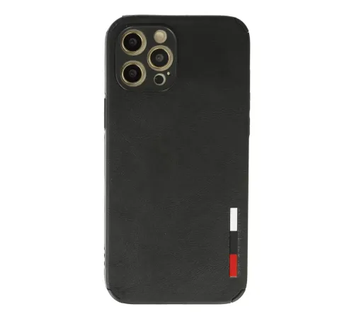 Apple iPhone 12 Pro Max Kılıf Loop Deri Silikon - Siyah