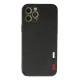 Apple iPhone 12 Pro Max Kılıf Loop Deri Silikon - Siyah
